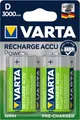 Produktbild: 5er Set VARTA Ready2Use vorgeladnener D Mono Ni-Mh Akku (2er Pack,3000 mAh)