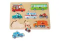 Produktbild: Haba Puzzle Greifpuzzle Fahrzeug-Welt (Kinderpuzzle), 19 Puzzleteile