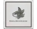 Produktbild: Edelschmiede925 Silberring Damenring 925 Silber als Seestern Zirkonia Größe 60