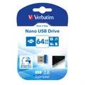 Produktbild: Verbatim (98711) Nano USB Drive 3.0 Store n Stay 64GB USB Speicher Stick
