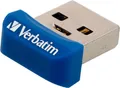 Produktbild: 64GB USB Flash 3.0 NANO Store'n´Stay Blue Verbatim P-blister,Blue,98711 USB 3.2