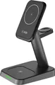 Produktbild: SiGN 3-in-1 15W Kabellose MagSafe Ladestation für iPhone, Apple Watch, AirPods - Schwarz