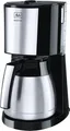 Produktbild: Melitta Filterkaffeemaschine 1017-08 Thermokanne 10 Tassen 1000W schwarz