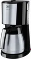 MELITTA Filterkaffeemaschine Enjoy Top Therm 1017-08 mit AromaSelector Schwarz