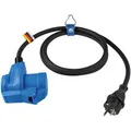 Produktbild: as-Schwabe CEE-Adapter Caravan 60483, Länge 1,5 m, Schutzkontakt 230V auf CEE 16A / 230V, IP44