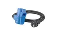 Produktbild: as-Schwabe 60483 1 5 m 2 AC-Ausgänge Indoor/Outdoor IP44 Gummi Schwarz Blau ~D~