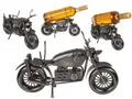 Produktbild: Metall-Flaschenhalter, Motorrad IV, 30 x 17,5 cm, Silber