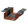 Produktbild: INEFA Carportrinnen-Verbindungsstück kastenförmig 21cm Braun Zubehör Dachrinne, Zange, Gartenhaus, Carport, Abbiegzange Vordach, Fallrohr Klein, Laubschutz, Regensammler, Halter