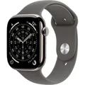 Produktbild: Apple Watch Series 11 GPS + Cellular 46mm Natur Titan Stone Grey Sport Band M/L