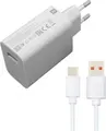 Produktbild: Xiaomi MDY-15-EK 90W USB-A Ladegerät mit USB-C Kabel HyperCharge