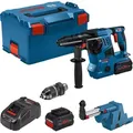 Produktbild: BOSCH Professional GBH 18V-28 CF Akku-Bohr-/Meißelhammer inkl. L-Boxx + 2 Akkus 8.0Ah + Absaugeinheit