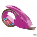 Produktbild: Tesa Hand-Abroller pack n go pink, Inkl. tesapack Verpackungs-Klebeband