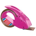 Produktbild: tesapack Abroller Pack' n' Go Ergonomischer pinker Handabroller für Paketbänder