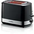 Produktbild: Bosch Kompakt Toaster ComfortLine TAT6A513, für 2 Scheiben, integrierter Brötchenaufsatz, mit Auftau-/Aufwärmfunktion, 800W, schwarz