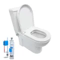 Produktbild: Stand-WC Bidet/Taharet Kombination inkl. Armatur heiß/kalt + Spülkasten +