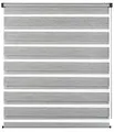 Produktbild: Gardinia Doppelrollo de Luxe grau-Melange 160 x 180