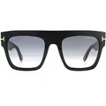 Produktbild: Tom Ford Sonnenbrille Renee FT0847 01B Glänzend Schwarz Grau Rauch Gradient