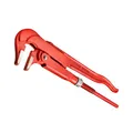 Produktbild: CFH Armaturenzange 90° 1 Zoll AZ 718 – Chrom-Vanadium-Stahl, stufenlos verstellbar, Schutzbacken, ergonomischer Griff, für Sanitärinstallationen und Wartung