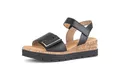 Produktbild: Gabor Damen Plateausandalen, Frauen Sandalen,Moderate Mehrweite (G),schwarz (57),39 EU / 6 UK