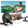 Produktbild: Wenoker Rudergerät für Zuhause, Leises Magnetisches Rudergerät mit APP & LCD-Display,16 Stufen Widerstand, Indoor-Gerät für das Home-Gym, Cardio-Trainingsgerät, 160 kg Kapazität