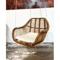 Produktbild: Hängesessel Hängestuhl Hängesitz Hängeschaukel Rattan 66x65x49cm 300159 - Braun
