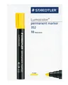 Produktbild: Staedtler 352-1 Lumocolor Marker permanent Rundspitze, 2 mm, 10 Stück, gelb