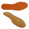 Produktbild: Bama Comfort Universal Thin Fit, Schuh-Einlegesohlen mit Memory Foam, extradünne Sohle, Unisex, Braun/Orange, Größe: 46