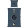Produktbild: Herding Bettwäsche Harry Potter Stars, 4474449050, Renforcé, Kissenbezug 80x80 cm und ein Bettbezug 135x200 cm