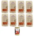 Produktbild: Rummo Pennette Rigate N°70 Glutenfreie Pasta mit Linsen und braunem Reis 8x 300gr + Italian Gourmet polpa 400g
