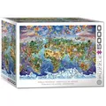 Produktbild: EUROGRAPHICS Puzzle Eurographics 8520-5880 - World Wonders, Weltwunder, BIG-Puzzle inkl..., Puzzleteile