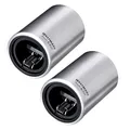 Produktbild: Westmark 2 Automatische Flaschenöffner/Kapselheber, Zum Öffnen von Kronkorken-Flaschen, Gebürstetes Aluminium, Push&Pull, Silber, 618822E3