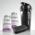 Produktbild: Best Body Nutrition Carblokker 2 Dosen + Shaker + Pillenbox Schwarz 182,59€/kg