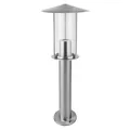 Produktbild: Grafner Edelstahl Wegeleuchte mit E27 Fassung, Höhe: 50 cm, Wegleuchte Weglampe Gartenlampe Gartenleuchte Standlampe Außenstandleuchte Pollerleuchte