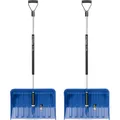 Produktbild: 2x Schneeschieber ALPINUS Ergonomischer Schneeräumer Schneeschaufel Alukante