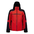 Produktbild: Spyder M Titan Rot - Dermizax™ Wasserdichte isolierte Herren PrimaLoft Skijacke, Größe XL - Farbe Volcano - Black