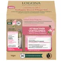 Produktbild: LOGONA Naturkosmetik Kollagen Boost Pflegeset - Straffende Rosen-Essenz 2-Phasen Serum & Feuchtigkeitsmaske mit Bio-Rosenextrakt und Kollagen, Vegane Pflege für ein glatteres Erscheinungsbild