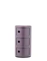 Produktbild: Kartell Componibili, 3 Elements, Violet, Runde Basis