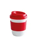 Produktbild: KAHLA fillit Becher 0,27 l cherry red To Go Becher aus Porzellan
