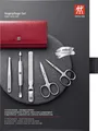 Produktbild: ZWILLING Beauty Zwilling Druckknopf-Etui, Leder, 5-tlg. Rot 1 Stk. Maniküre-Set 97438-003-0