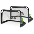 Produktbild: EXIT-Toys Fußballtor Pico, aus Metall, 90x60x60cm, faltbar, schwarz, 2 Stück