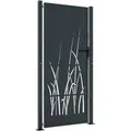 Produktbild: Gartentor Anthrazit 105x180 Cm Stahl Gras-design Vidaxl