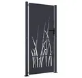 Produktbild: vidaXL Gartentor Gartentor Anthrazit 100x175 cm Stahl Gras-Design