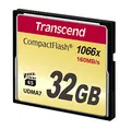 Produktbild: Transcend 32GB CompactFlash 1000 Speicherkarte, bis zu 160/120 MB/s, unterstützt High-Speed Ultra DMA-Übertragungsmodus 7, ideal für Ultra-HD Full HD, 3D und 4K UHDTV Videoaufnahmen - TS32GCF1000