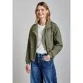 Produktbild: STREET ONE Kurzjacke aus softem Materialmix grün 46 EU