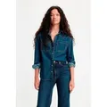 Produktbild: Levi's® Jeansbluse TEODORA WESTERN SHIRT mit Druckknöpfen blau XS (34)