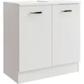 Produktbild: Pelipal Waschbeckenunterschrank QS 301, Weiß, Metall, 60.2x62.4x33 cm, stehend, Typenauswahl, Badezimmer, Badezimmerschränke, Waschbeckenunterschränke