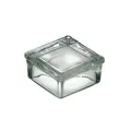 Produktbild: Fuchs Design Glasbausteine Betonglas Vollsicht Geriffelt Weiß 12x12x6cm 10 Stück