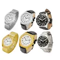 Produktbild: Sprechende Uhr Edelstahl Armbanduhr Sprachfunktion Ansage Uhrzeit und Datum DEUT