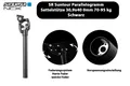Produktbild: gefederte SR Suntour Parallelogramm Sattelstütze 30.9x400mm 70-95 kg Schwarz