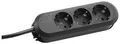 Produktbild: Bachmann Tischsteckdose, 3xSchuko, 3m, schwarz (388.171)
